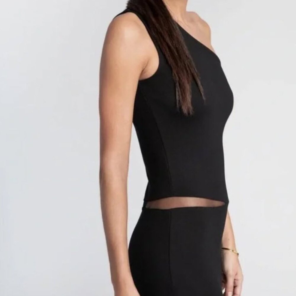 Marcella Martina one shoulder black dress. - Picture 4 of 10